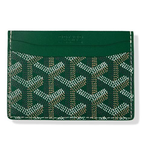 goyard st sulpice card holder green|goyard saint sulpice retail price.